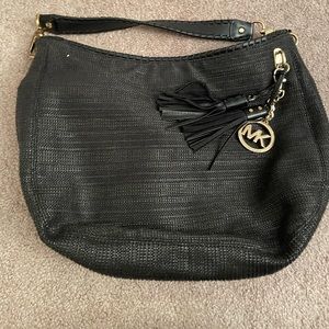 Black Michael Kors textured Purse